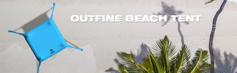 Tenda da spiaggia portatile con tettuccio in lycra - Protezione solare UV per campeggio, picnic e relax all'aperto_voghion.com