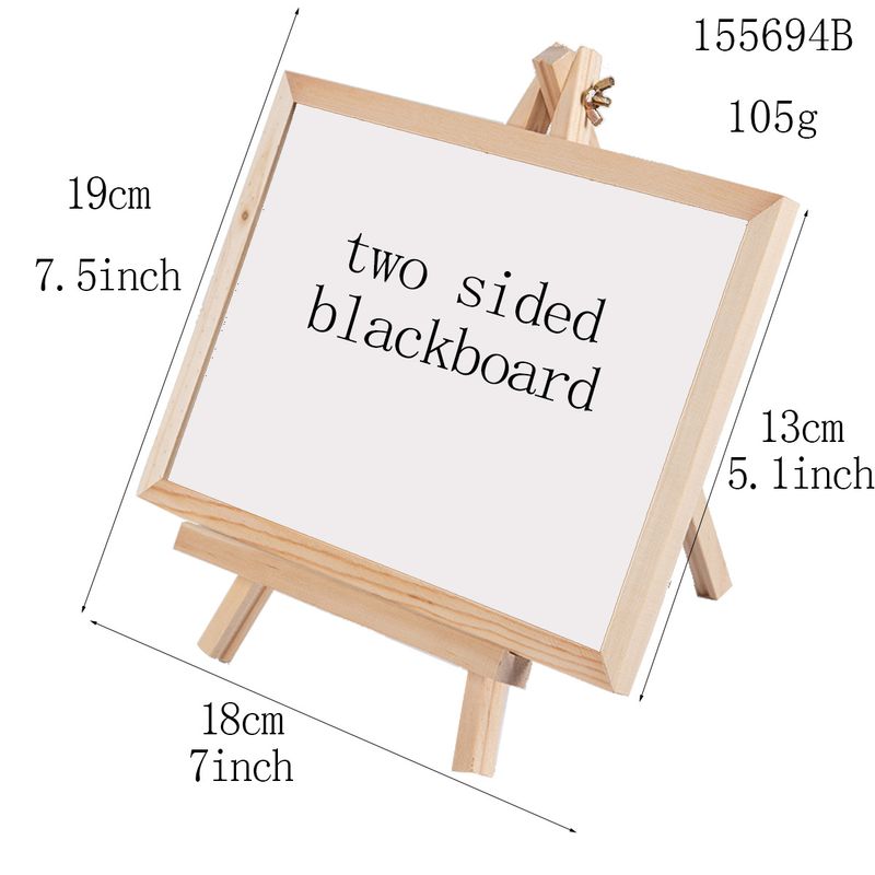 Wooden bar small blackboard activity reminder board milk tea coffee shop door decoration listing erasable blackboard ornaments_voghion.com