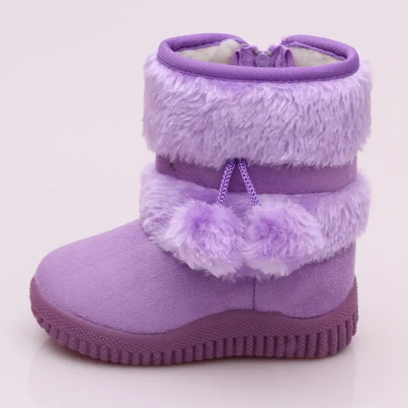 Mädchen Schnee Winter Bequeme Warme Kinder Lobbing Ball Dicke Kinder Herbst Nette Jungen Stiefel Prinzessin Schuhe_voghion.com