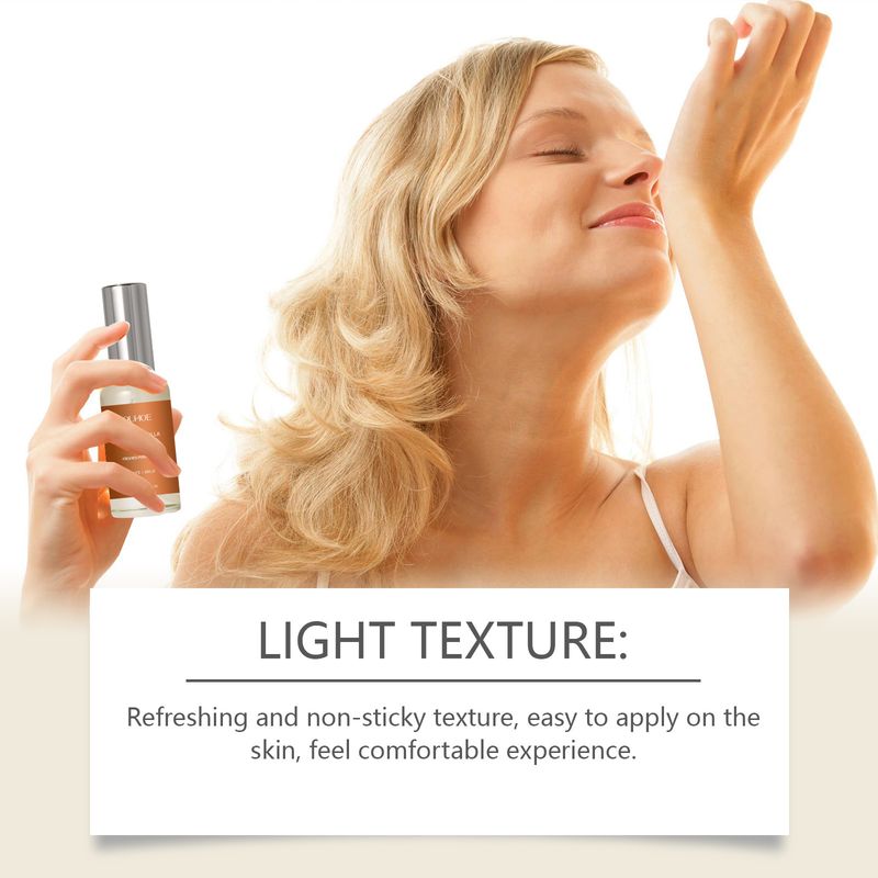 Perfume con textura de aceite esencial de vainilla, suave, fresco, ámbar claro y duradero._voghion.com