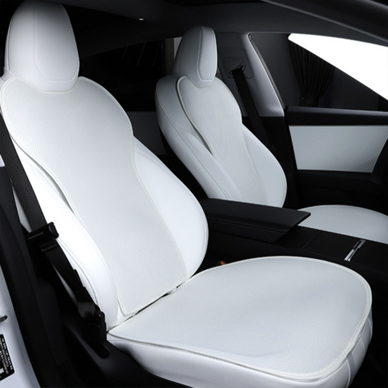 Suitable For Tesla Model 3 /2024 Ice Silk Cover Cushion Seat Protection Automotive Interior Accessories_voghion.com