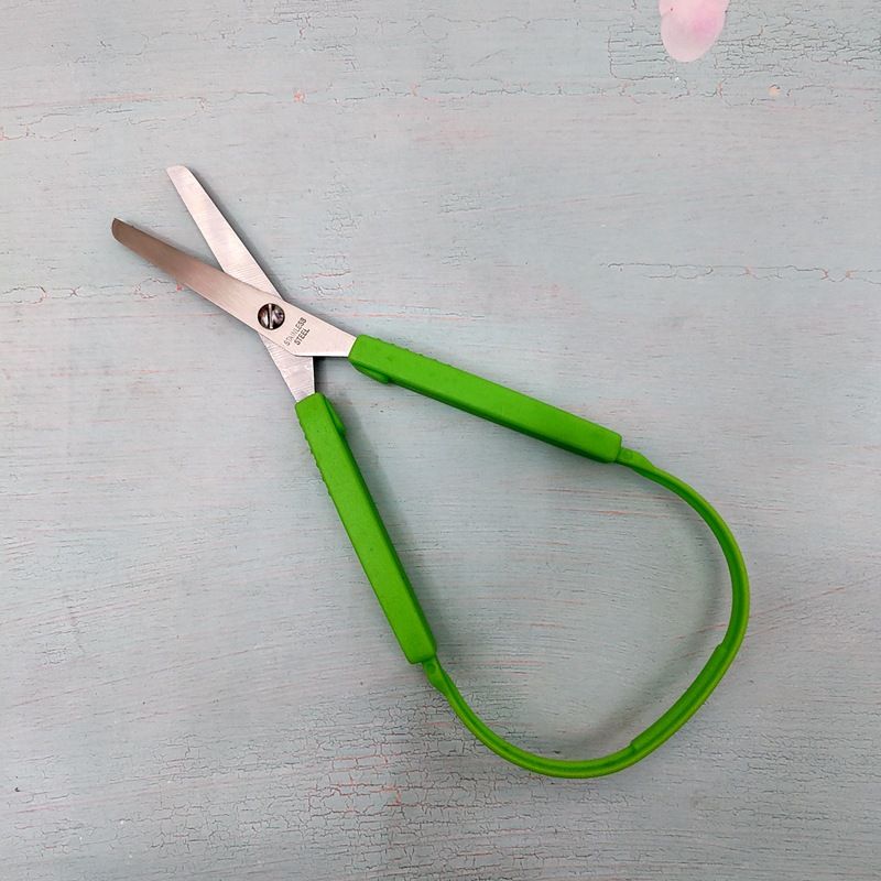 Cross-border supply automatic ring elastic scissors spot multi-color set large small tool ring scissors_voghion.com