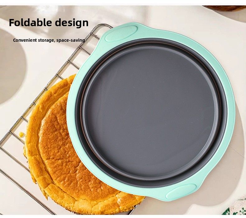 Cross-Border Silicone Foldable Cake Household Pan Bread Donut Mold Easy Release Nordic Style Baking Tool_voghion.com