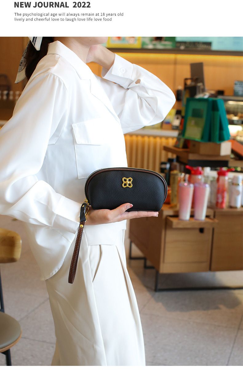 Hoofdlaag runderhuid voor high-end en modieuze mobiele telefoon echt leren kleine tas, zero portemonnee, dameshandtas_voghion.com