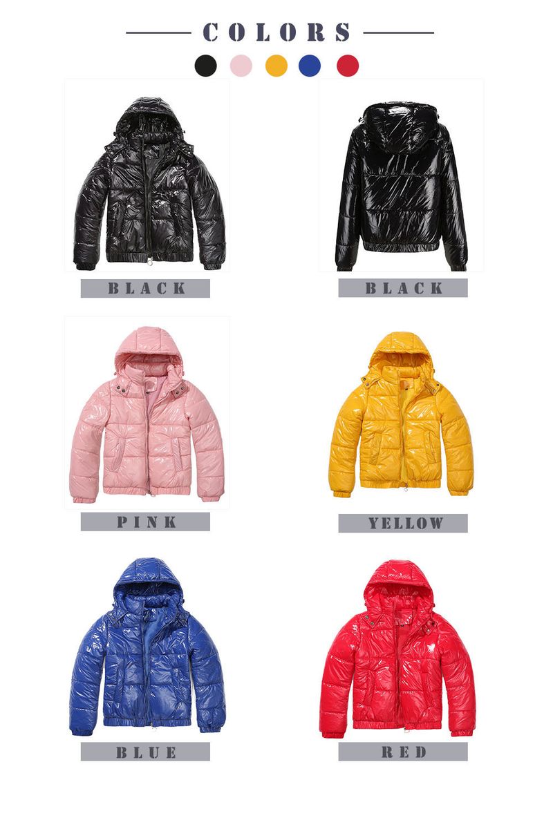 Giacca invernale leggera con cappuccio da donna, rivestimento impermeabile 20D, capospalla lucido a maniche lunghe per moda e comfort._voghion.com