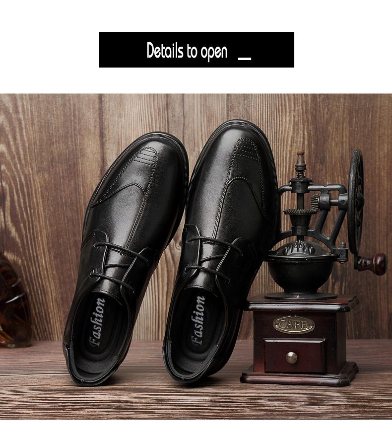 Hochwertige Lederschuhe für Herren, Freizeitschuhe für Herren, weiche Überschuhe_voghion.com