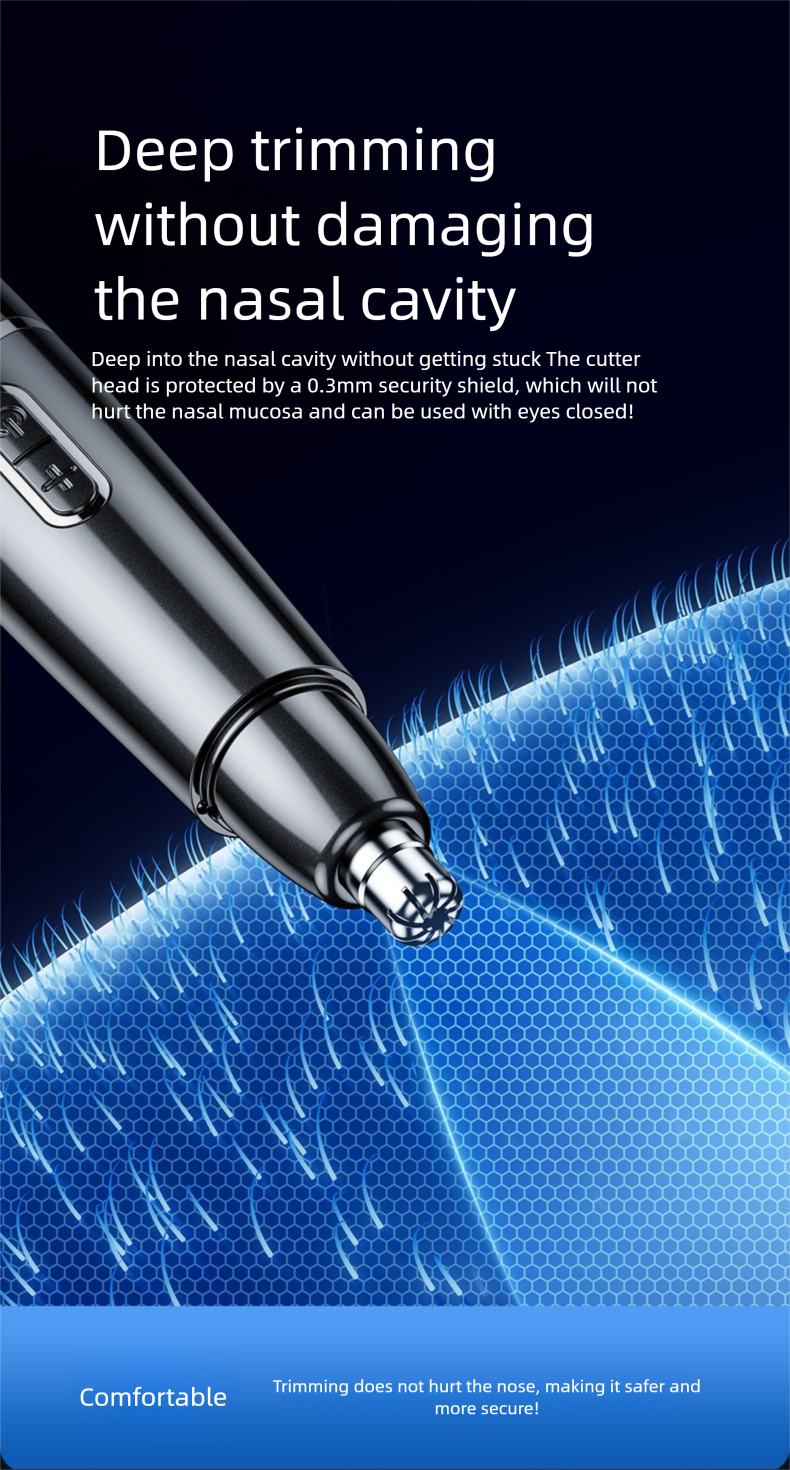 High-end Electric Nose Full Body Washable Unisex Hair Clipper Multi-functional Trimmer 5-in-1_voghion.com