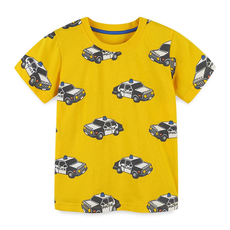 Pantalon tissé de petite et moyenne taille pour l'été, ensemble deux pièces polyvalent et à la mode pour enfants à manches courtes, capris pour garçons_voghion.com