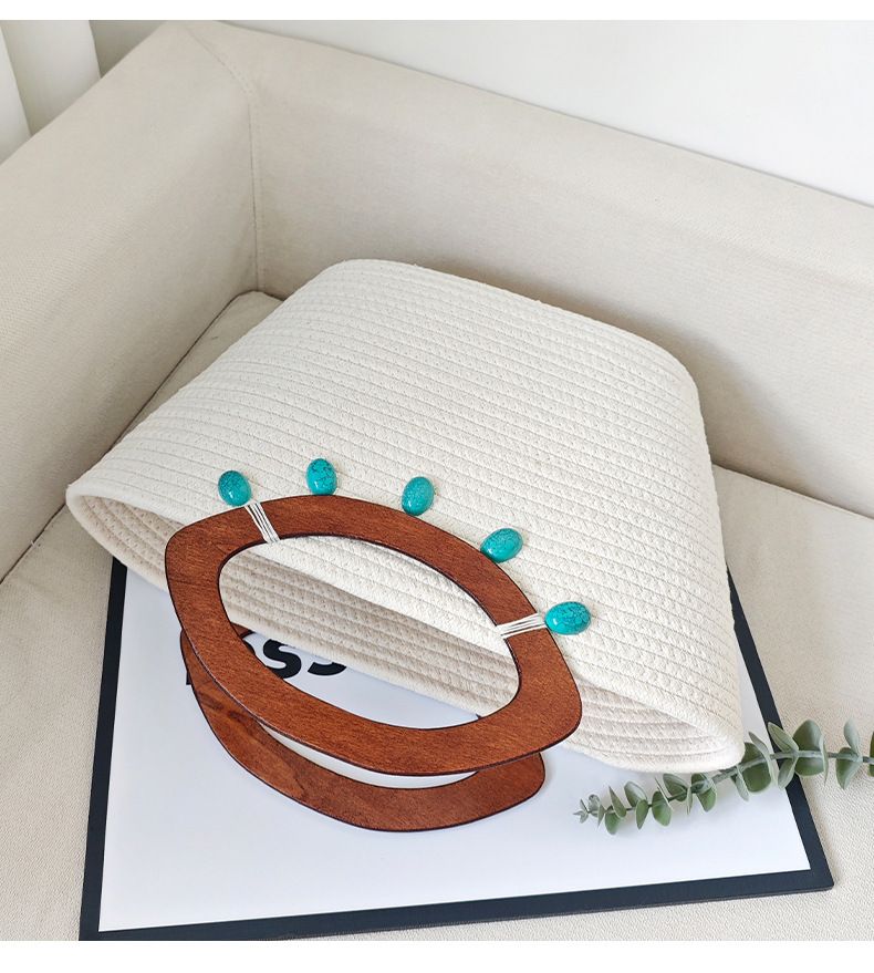 Damentaschen Mode Große Kapazität Gewebte Tasche Für Frauen Nische High-End Büroangestellte Pendeln Hand Tote Urlaub Gemüsekorb_voghion.com
