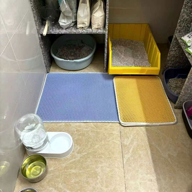 Extra Large Semi-Enclosed Litter Box All-Stage Thickened And Deepened Anti-Sand Cat Toilet_voghion.com