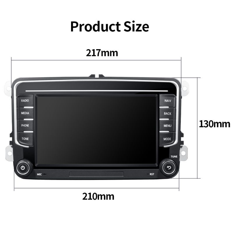 GRANDnavi Android13 Car Radio GPS For VW Skoda Octavia Golf 5 6 Touran Passat B6 Polo Jetta 2Din Multimedia Player_voghion.com
