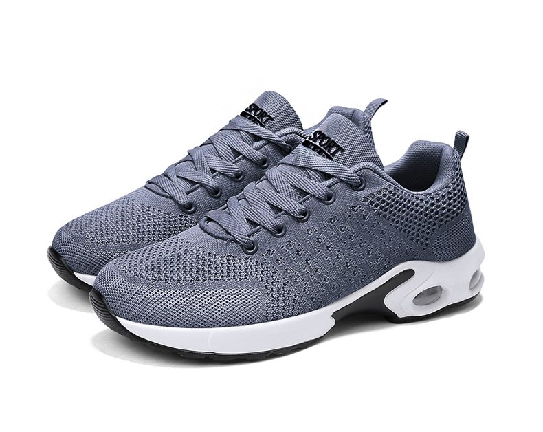 Chaussures pour hommes nouvelles chaussures à coussin d'air pour hommes chaussures en maille pour hommes chaussures de sport à tissage volant chaussures à la mode chaussures de course décontractées respirantes chaussures pour hommes_voghion.com