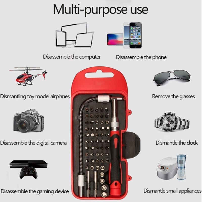 57 Pcs Precision Batch Set Of Tools Suitable For Home Daily Maintenance And Office Daily Maintenance High Quality 57 Sets Of Pr_voghion.com
