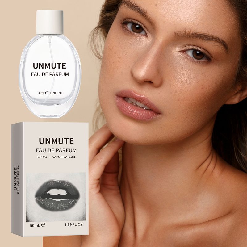 Neues, unbeschriftetes UNMUTE-Parfüm, frischer, eleganter, lang anhaltender Duft, lebendig, erfrischend, 50 ml_voghion.com