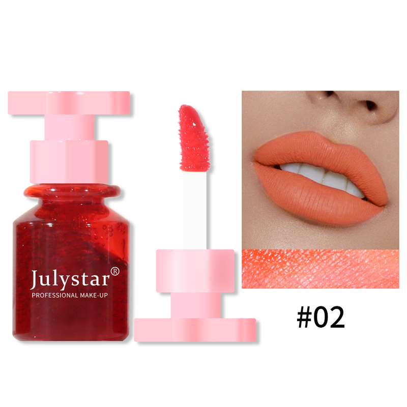 6 Feuchtigkeitsglasur, langanhaltendes und nicht verblassendes, färbendes Flüssig-Make-up, hinterlässt keine Flecken, Tassenfarbe, matte Lippen, rotes Wasser_voghion.com