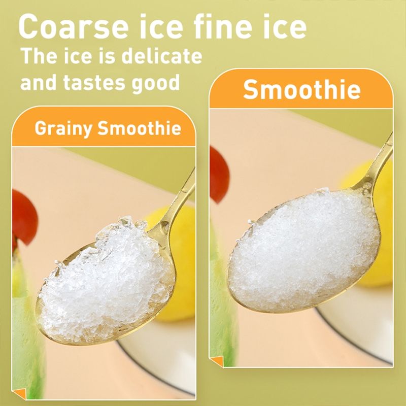 Elektrischer Eiscrusher, Smoothie-Rasierer, Slush-Obst, Schneekegel, Eisblock-Herstellungsmaschine, USB-Aufladung, Heim-Eismixer, Eisrasierer_voghion.com