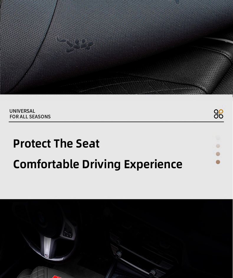 Breathable Front/Rear Cover For Audi A1 A3 A4 A5 A6 A7 A8 Car Seat Cushion Non-slip Chair Protector Pad Auto Accessory_voghion.com