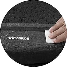 Borsa per bicicletta ROCKBROS 1,5L Borsa per telaio bicicletta 100% impermeabile Borsa per tubo superiore_voghion.com