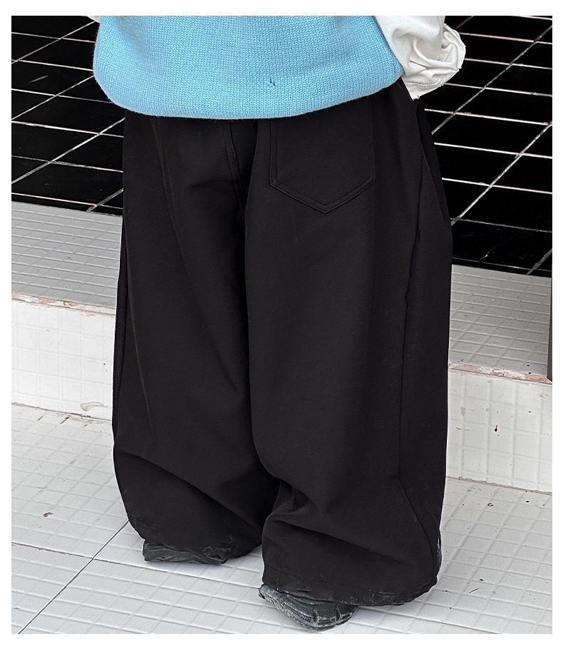 Abbigliamento per bambini Pantaloni sportivi tinta unita Pantaloni piccoli e medi_voghion.com