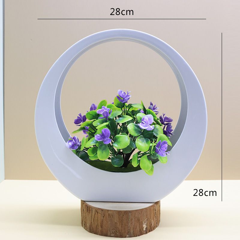 Wohnmöbel Simulation Grünpflanzen Kunststoff Kunstblumen kreative Bonsai Desktop Ornamente Blume Simulation Pflanzen_voghion.com