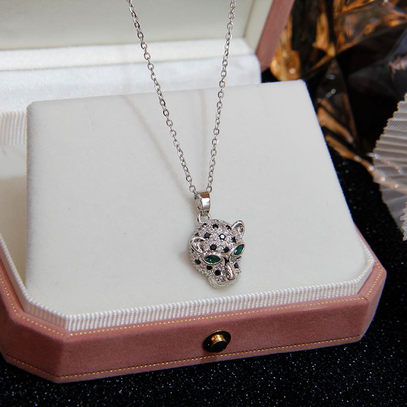 Ready Stock 2024 New Arrival Zircon Animal Adjustable for Women Delicate κοσμήματα Γαμήλια δαχτυλίδια Leopard Crystal_voghion.com