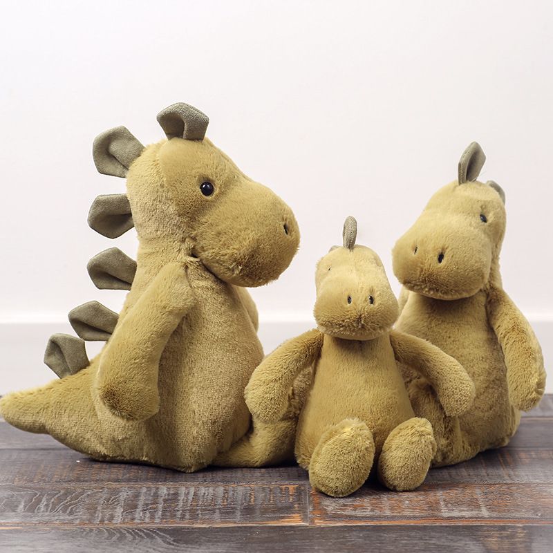 Toy Sitting on stilts dinosaur doll soothes sleep doll doll small dinosaur plush toy_voghion.com