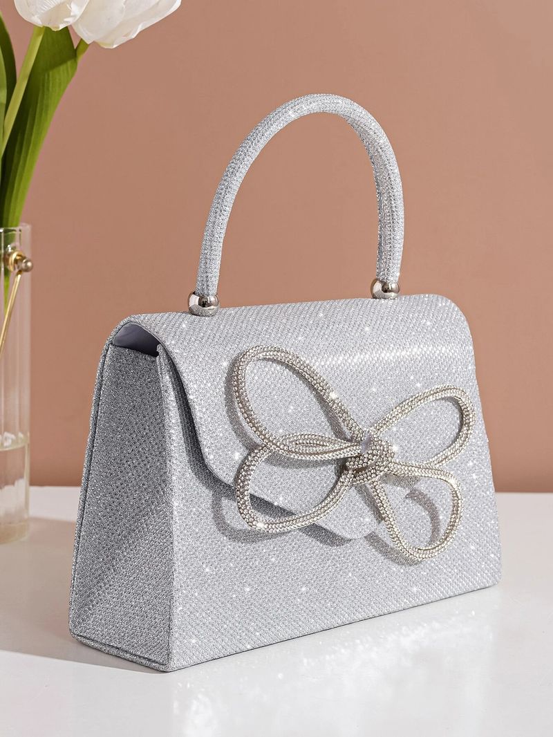 Damen Bowknot Handtasche Abend Party Tasche Neues Design High-End-Feeling_voghion.com