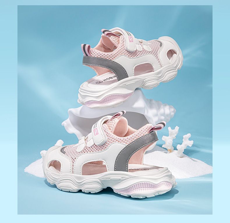 Children's Shoes Summer Boys And Girls Frame Shoes Small White Shoes Medium And Large Children's Beach Shoes_voghion.com