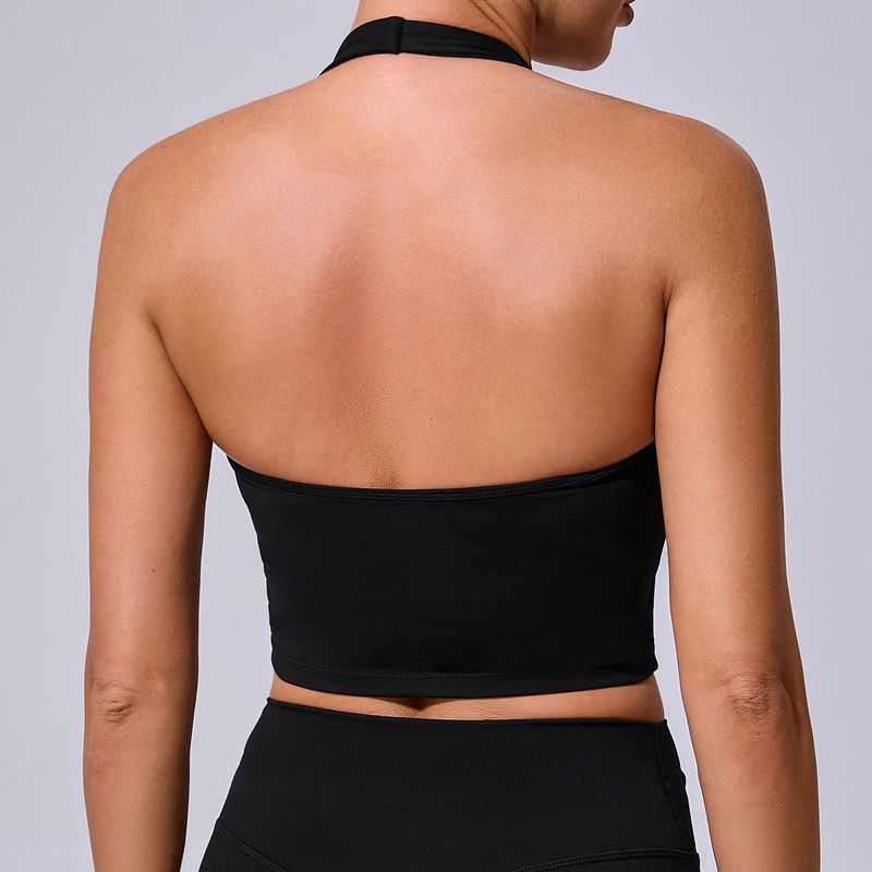 Gilet da yoga per donna, con imbottitura in memory foam, per corsa e fitness, con assorbimento degli urti, dimagrante e ad asciugatura rapida, aderente, per lo sport sulla schiena._voghion.com