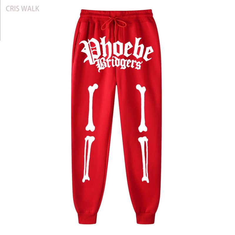Men's Y2K Retro Streetwear Sweatpants Unisex Loose Fit Joggers With Drawstring & Letter Print (S-XXXL, 12 Colors)_voghion.com