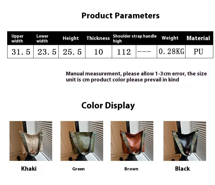 2024 Sommer Neue modische und einfache Handheld-Umhängetasche mit einer Schulter und großer Kapazität für Damen_voghion.com