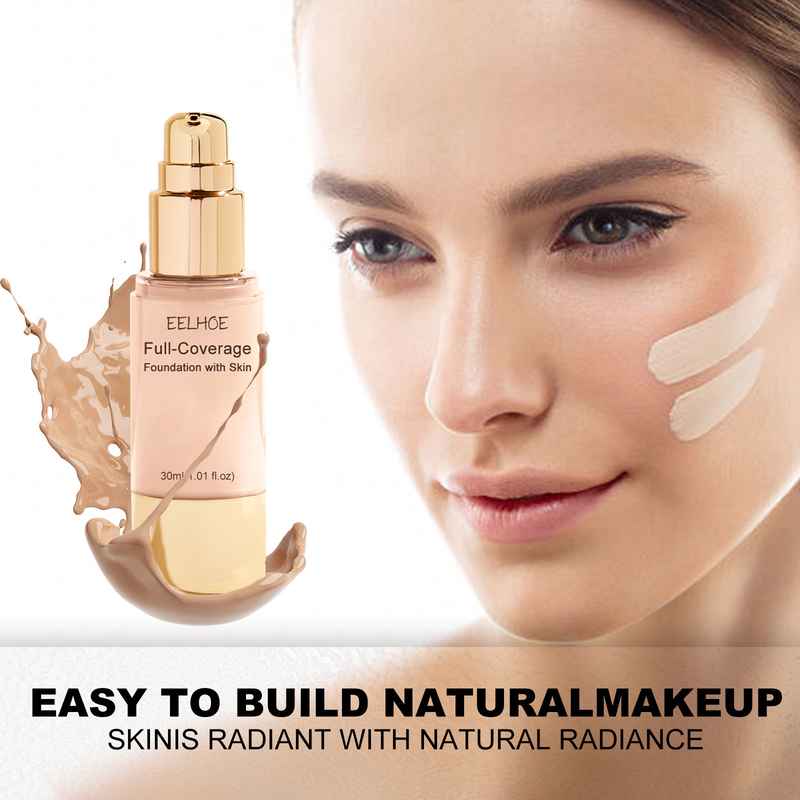 EELHOE concealer liquid brightens covers skin, is clear, delicate, and has a long-lasting foundation make-up_voghion.com