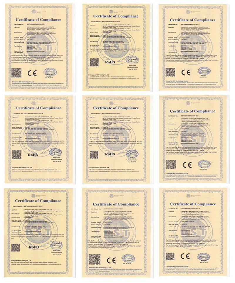 6er-Pack rotierende lange Kerzen, beigefarbene Muschel, Kugelkopf, Fernbedienung, Weihnachts- und Hochzeitstischdekoration, elektronische Kerzenlichter_voghion.com