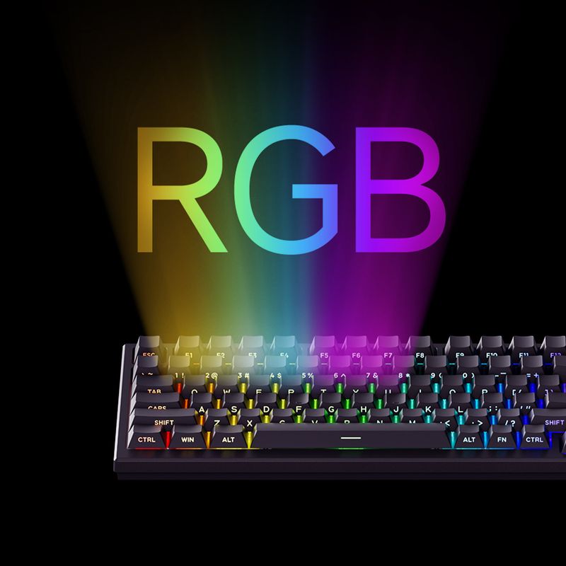 75% Gaming Keyboard With Magnetic Switches, Rapid Trigger, 0.005mm, 8K RGB Wired Esports Custom Keyboard For Gamers_voghion.com