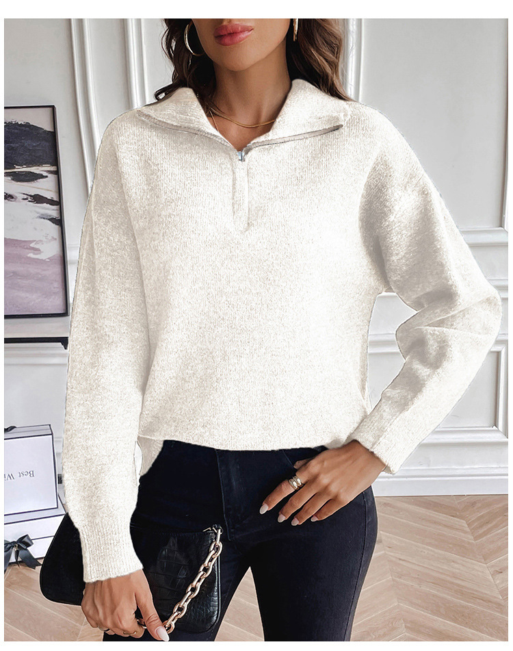 Halloween Pullover Diablo Subculture Skull Loose Long Sleeve Knitwear Female_voghion.com