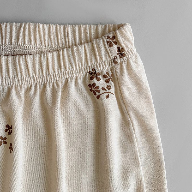 Pijamas para niños de estilo coreano Minicowmother, ropa de otoño e invierno para el hogar, ropa antibacteriana con aire acondicionado para bebés, traje para niños_voghion.com
