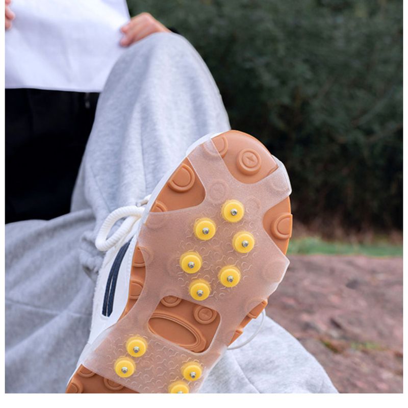 Outdoor Gripper Anti-Slip Shoe Covers For Adults And Children Climbing Fishing Snow Boots 10-Tooth Sole Spikes Winter_voghion.com
