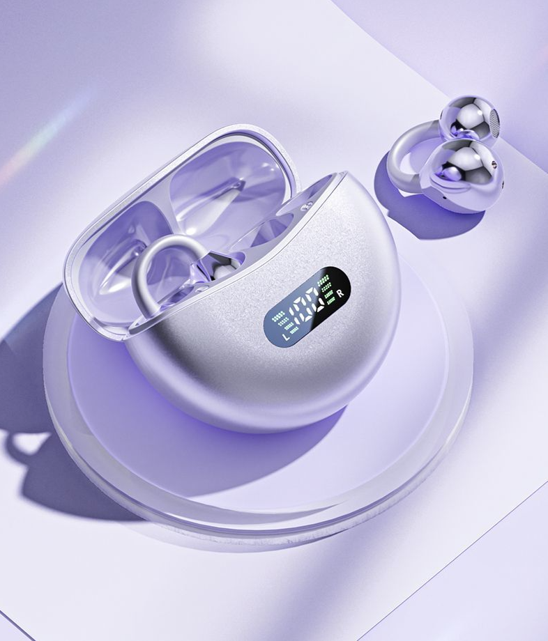 Lanyue M-79 Bluetooth Earphones 2025 New Wireless Air Bone Conduction Open Ear Clip-On High Sound Quality Long Battery_voghion.com