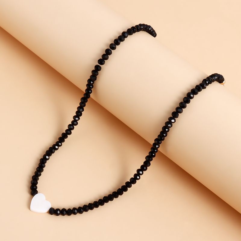 YWZIXLN Ručně vyráběné bohémské korálky s přívěskem ve tvaru srdce, módní náhrdelníky, šperky pro ženy, elegantní doplňky N0424_voghion.com