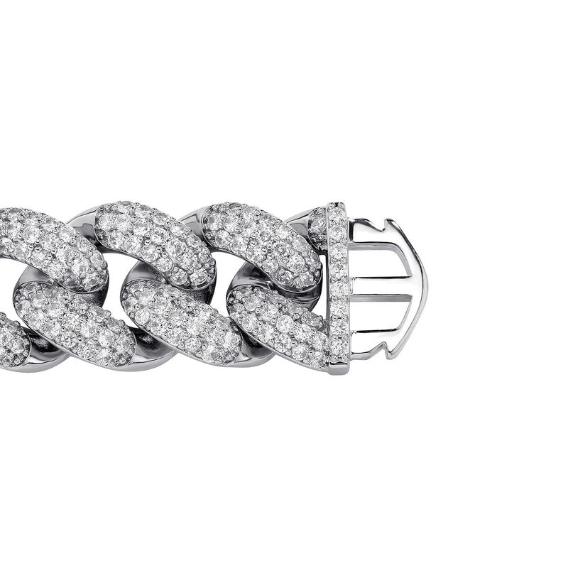 Herrenschmuck, kubanisches Gliederarmband mit vierblättrigem Kleeblatt, grünem Edelstein, verstellbarer Federverschluss, 17,8–20,3 cm, geometrisches Design, Unisex-Modeaccessoire_voghion.com