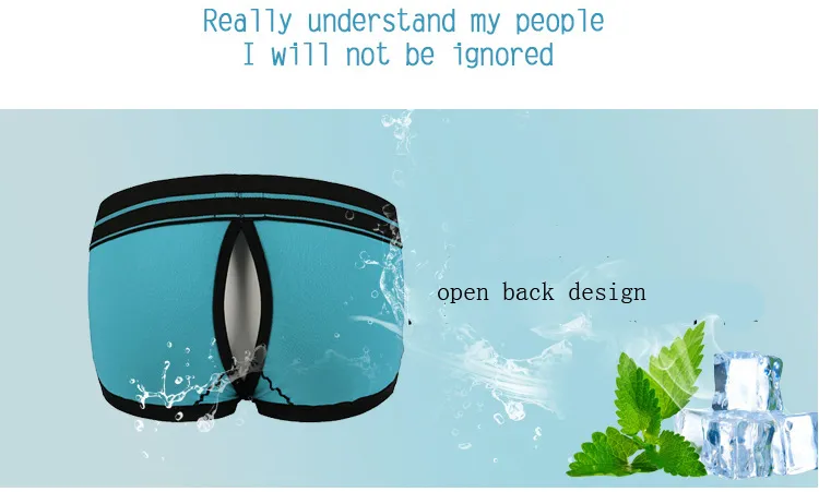 Briefs Panties Jiang Modal Boxer Shorts Men Sexy Open Back Underwear Male Remove Separate Pouches Bag Mens Un_voghion.com