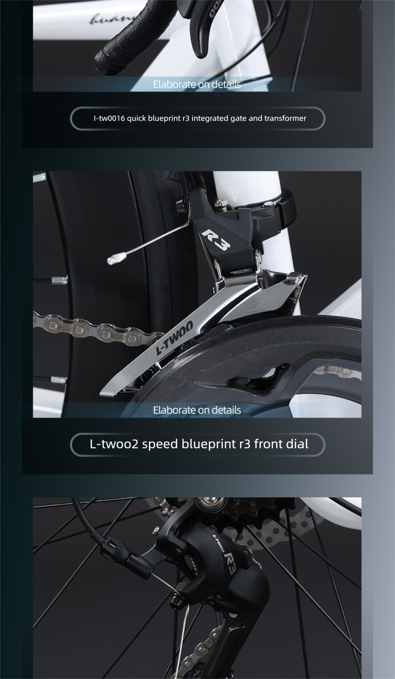 Manubrio integrato ultraleggero a piega rapida per bici da strada a velocità variabile per uomini e donne, bicicletta per adulti, economico, monoblocco_voghion.com