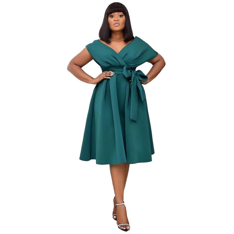 Frauen Herbst Mode Schlanke Spitze Hohl Nähte Afrikanische Große_voghion.com
