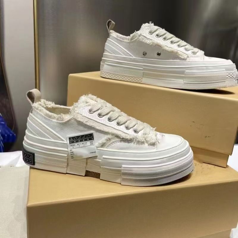 26ss Jianhao Same Wu Beggar Spring Summer Canvas Shoes Couple Style Thick Sole Versatile Fashion Trendy Casual Sneakers_voghion.com