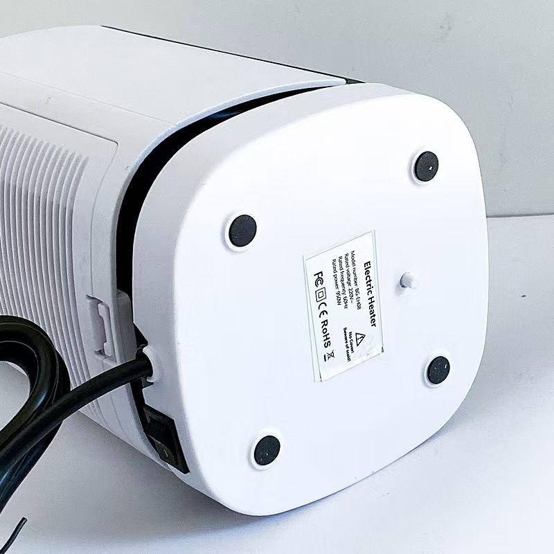 Oscillating Desktop Heater With Touch Control, 3-Speed Adjustable, Overheat & Tip-Over Protection, Ultra-Quiet (36-45dB) Ceramic Warmer_voghion.com