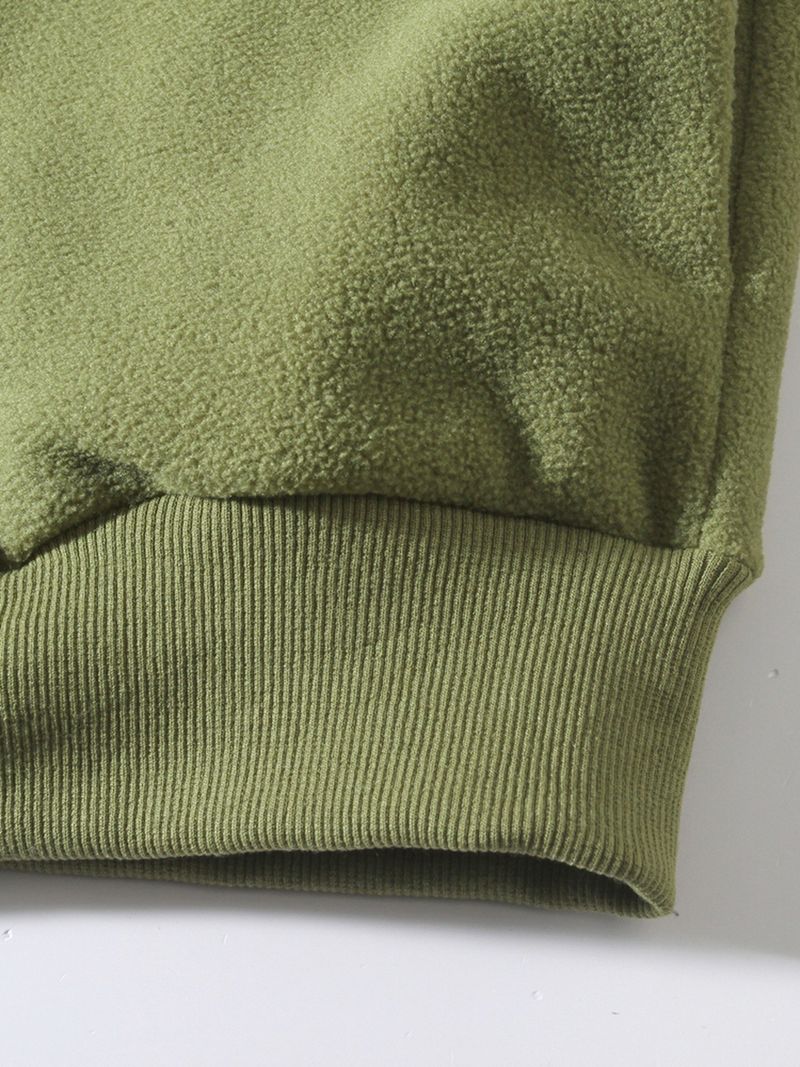 Chaqueta informal con capucha y cremallera para hombre - Sudadera ligera con cuello alto y forro polar para otoño e invierno (gris, negro, verde, beige)_voghion.com