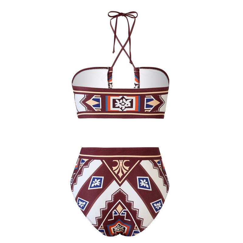 Odzież damska Split Women's Swimsuit Vacation Bikini Swimsuit_voghion.com