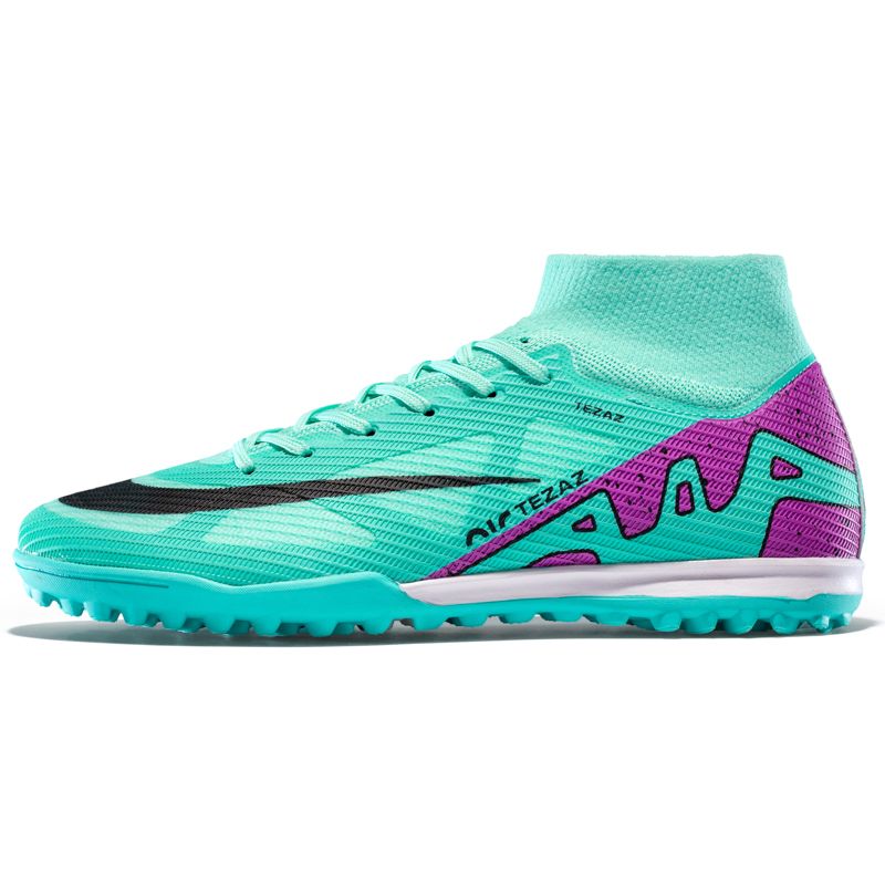 Scarpe da calcio alte da uomo, da esterno e da interno, da ginnastica, con tacchetti TF, sportive, per adolescenti_voghion.com