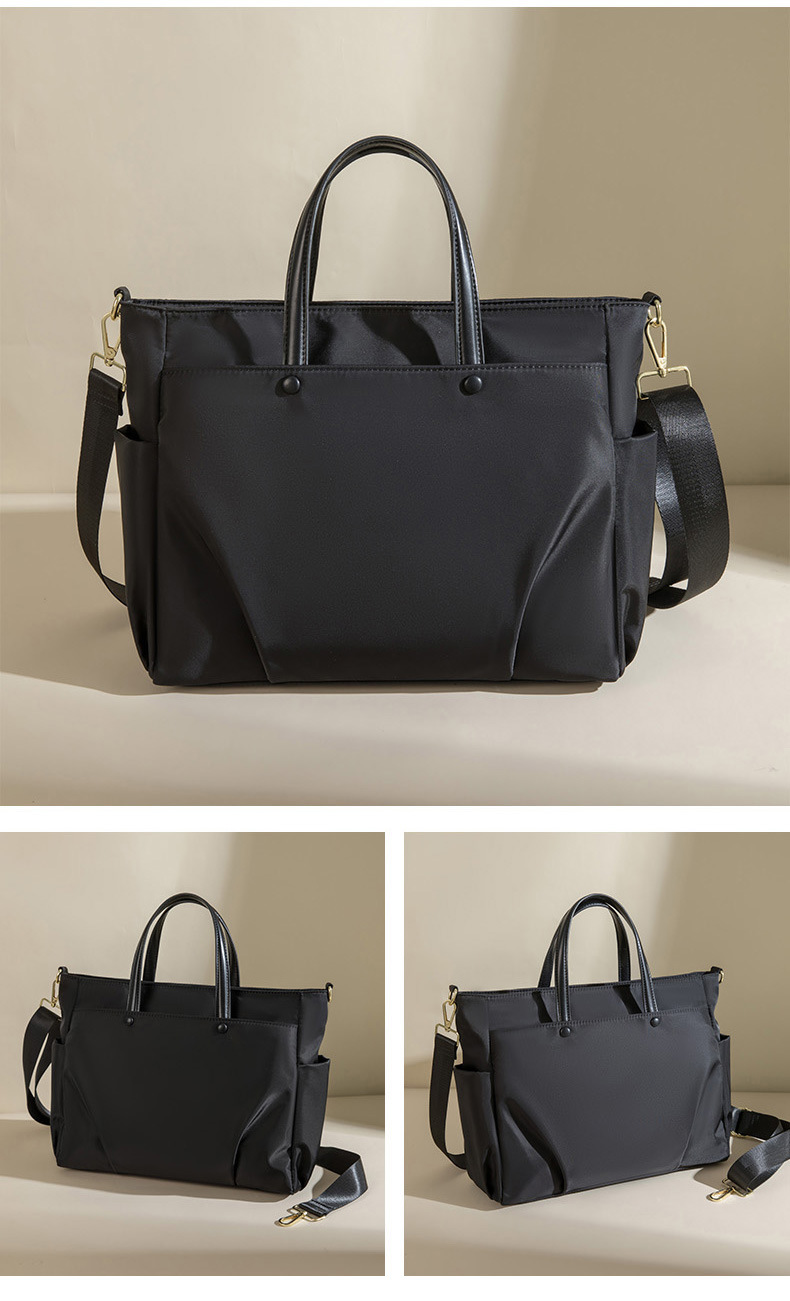 Laptop bag ladies shoulder portable large-capacity briefcase shoulder slung Tote 15.6 inch liner bag_voghion.com