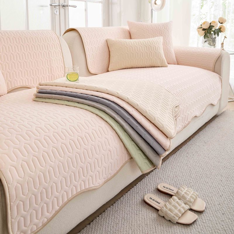Latex Ice Silk Sofa Cushion Summer Cool Mat Cushion Simple Modern Cool Cushion Sofa Cover Summer Cover Cloth Towel_voghion.com